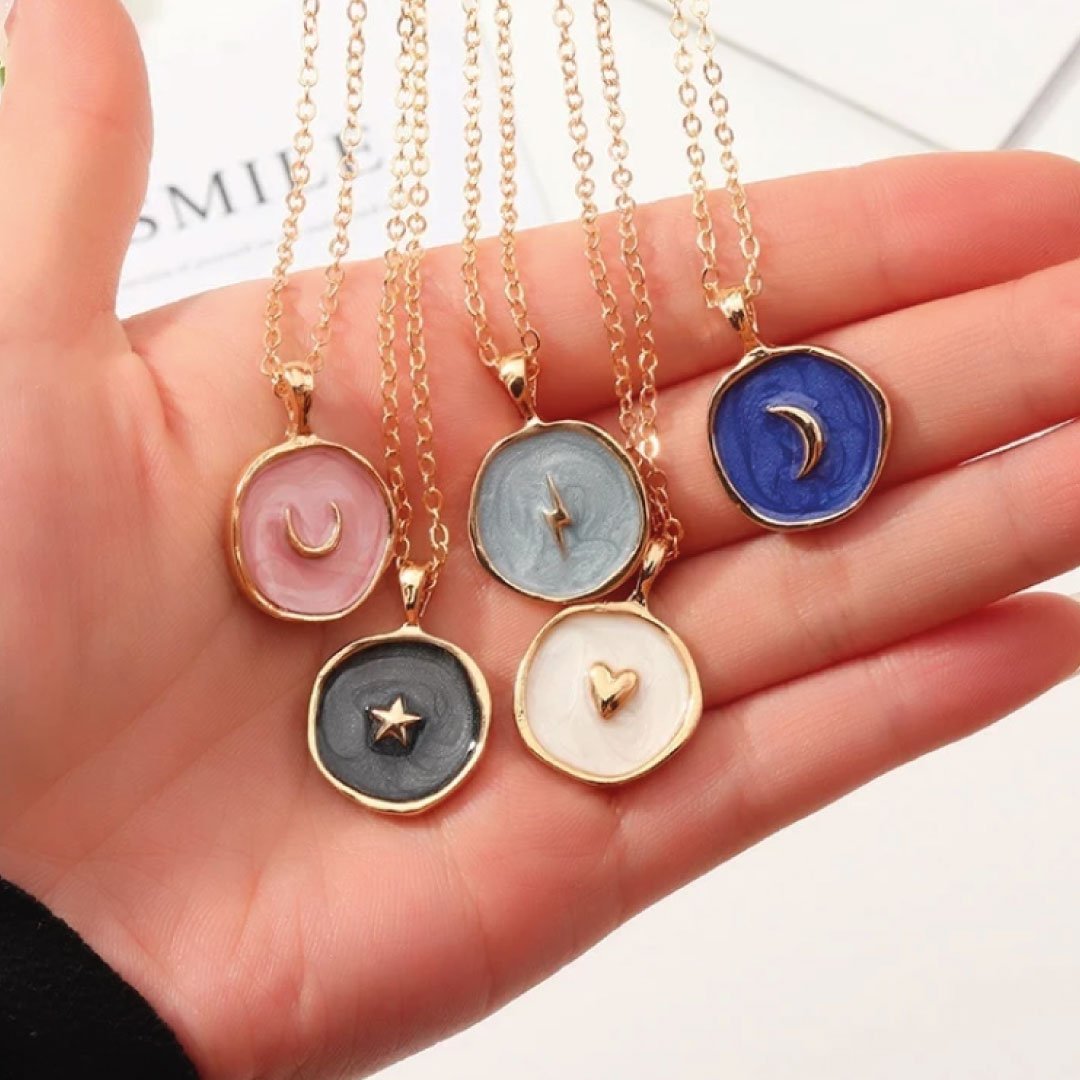 Astral Necklace Navy