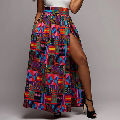 Printed Skirt for African Women - Cross Border Style